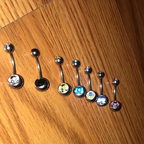 Belly rings sold as a bundle or separate - Picture 1 of 1